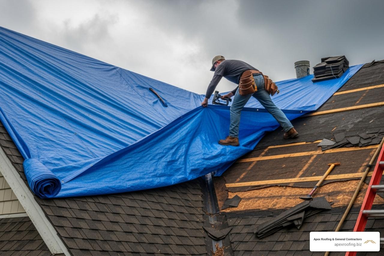 Temporary Roof Fix | A Complete Emergency Roof Repair Guide Temporary Roof Fix | A Complete Emergency Roof Repair Guide